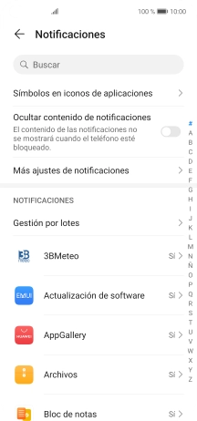 Pulsa la app deseada.