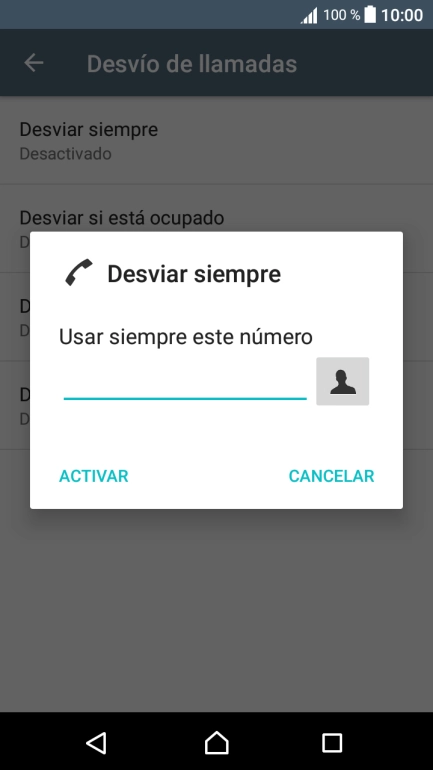 Introduce +34600132000 y pulsa ACTIVAR.