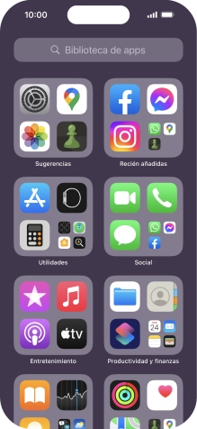 Pulsa la app deseada. Pulsa la app deseada.