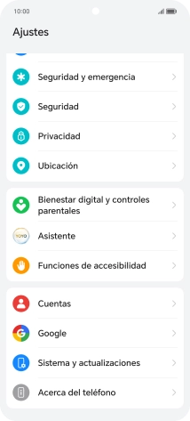 Pulsa Sistema y actualizaciones.
