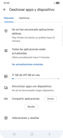 Pulsa Gestionar. Pulsa Gestionar.