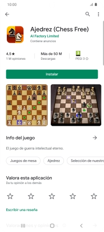 Pulsa Instalar y sigue las indicaciones de la pantalla para instalar la app. Pulsa Instalar y sigue las indicaciones de la pantalla para instalar la app.