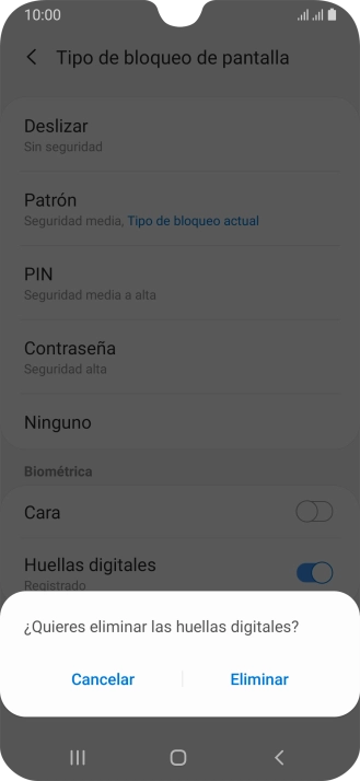 Pulsa Eliminar. Pulsa Eliminar.