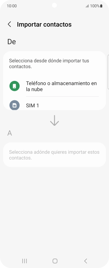 Pulsa el nombre de la tarjeta SIM. Pulsa el nombre de la tarjeta SIM.