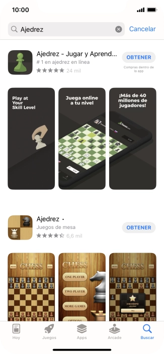 Pulsa la app deseada. Pulsa la app deseada.