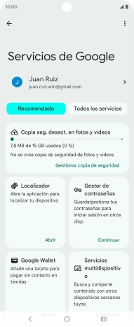 Pulsa Todos los servicios. Pulsa Todos los servicios.