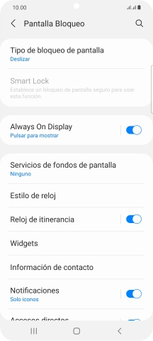 Pulsa Tipo de bloqueo de pantalla. Pulsa Tipo de bloqueo de pantalla.