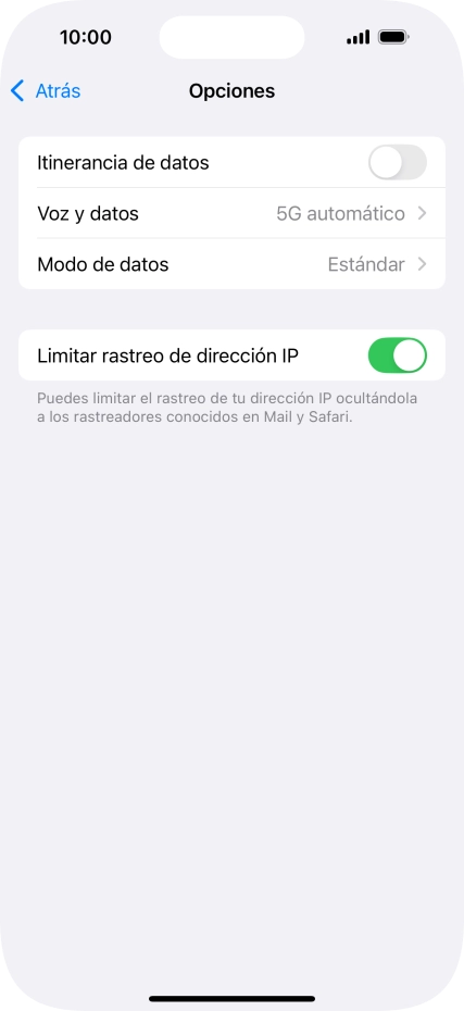Pulsa Voz y datos. Pulsa Voz y datos.