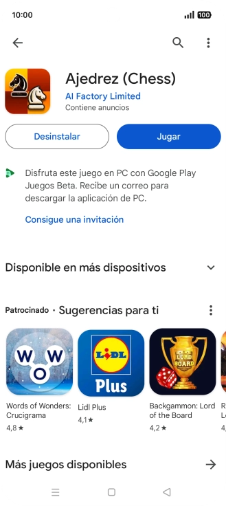 Pulsa la tecla de inicio para terminar y regresar a la pantalla de inicio.