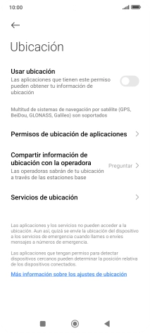Pulsa el indicador junto a 