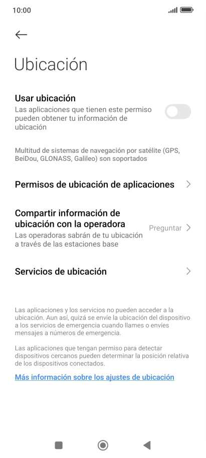 Pulsa el indicador junto a 