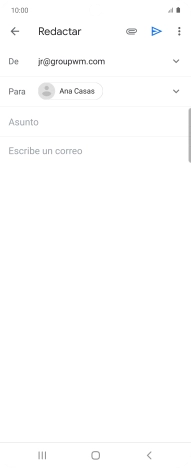 Pulsa Asunto e introduce el asunto deseado. Pulsa Asunto e introduce el asunto deseado.