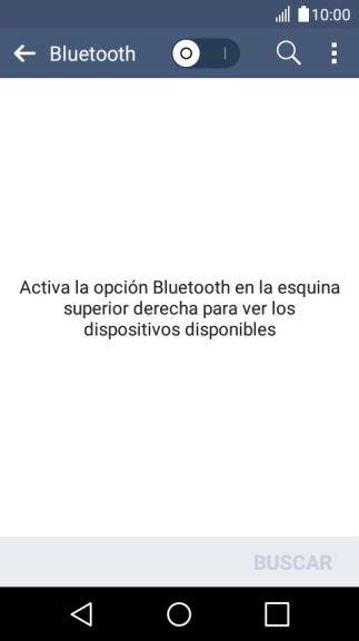 Pulsa el indicador junto a 