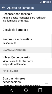 Pulsa Desvío de llamadas.