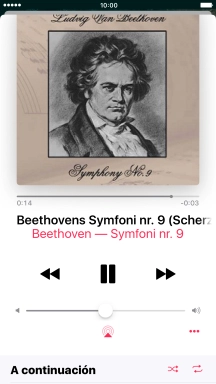 Pulsa el icono de reproducción aleatoria para activar o desactivar la función. Pulsa el icono de reproducción aleatoria para activar o desactivar la función.