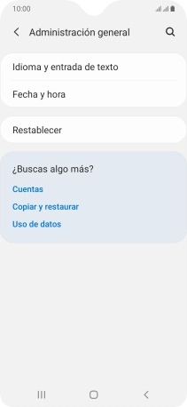 Pulsa Restablecer.