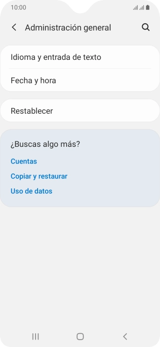 Pulsa Restablecer.