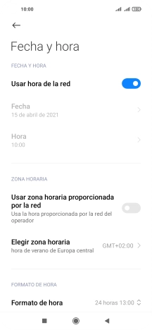 Pulsa el indicador junto a 