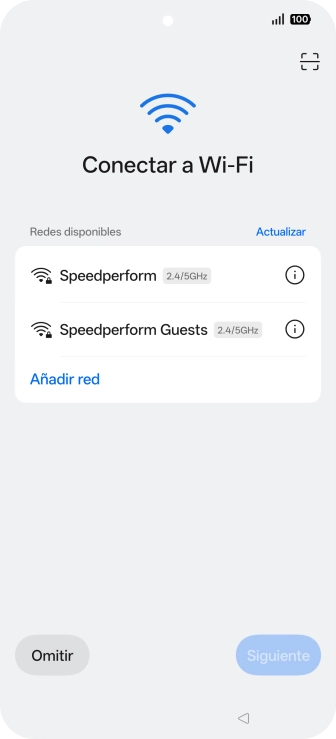 Pulsa la red wifi deseada. Pulsa la red wifi deseada.