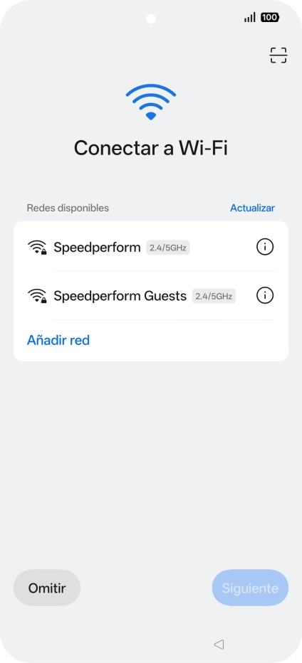Pulsa la red wifi deseada. Pulsa la red wifi deseada.