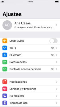 Pulsa Datos móviles.