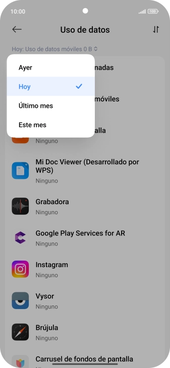 Pulsa el ajuste deseado. Pulsa el ajuste deseado.