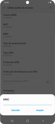 Introduce 01 y pulsa Aceptar. Introduce 01 y pulsa Aceptar.