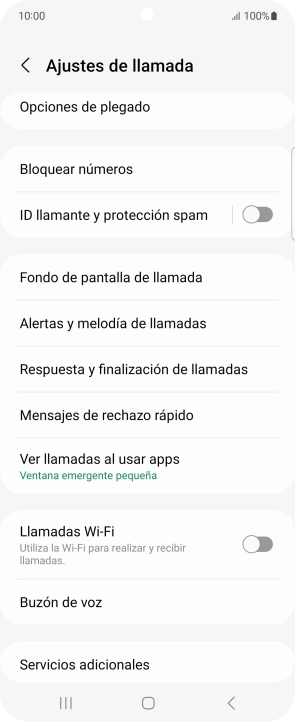 Pulsa Servicios adicionales. Pulsa Servicios adicionales.