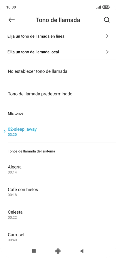 Pulsa la tecla de inicio para terminar y regresar a la pantalla de inicio. Pulsa la tecla de inicio para terminar y regresar a la pantalla de inicio.