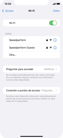 Pulsa la red wifi deseada e introduce la contraseña de esta red. Pulsa la red wifi deseada e introduce la contraseña de esta red.