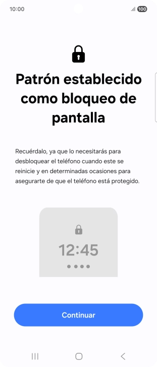 Pulsa Continuar.