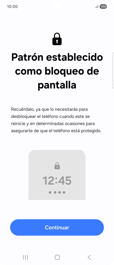 Pulsa Continuar.