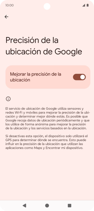 Si pulsas el indicador junto a Si pulsas el indicador junto a