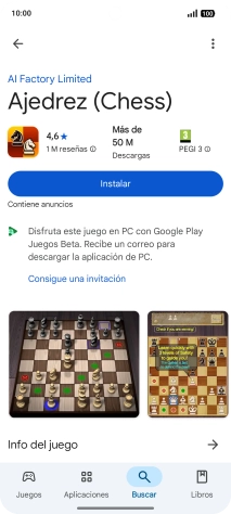 Pulsa Instalar y sigue las indicaciones de la pantalla para instalar la app. Pulsa Instalar y sigue las indicaciones de la pantalla para instalar la app.