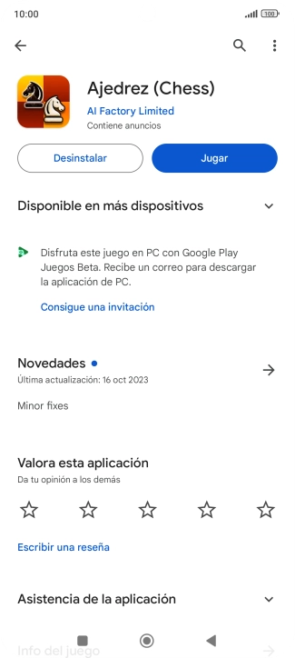 Pulsa Desinstalar. Pulsa Desinstalar.