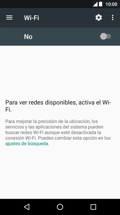 Pulsa el indicador para activar la función.