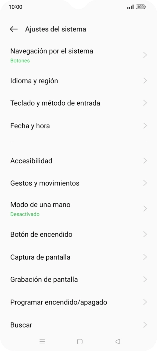 Pulsa Fecha y hora.