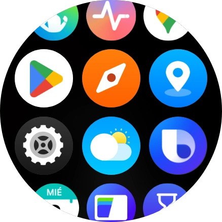 Pulsa el icono de ajustes. Pulsa el icono de ajustes.