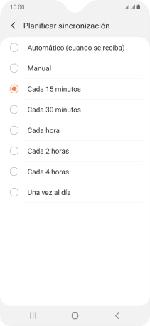 Pulsa el ajuste deseado. Pulsa el ajuste deseado.