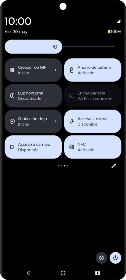 Pulsa la tecla de inicio para terminar y regresar a la pantalla de inicio. Pulsa la tecla de inicio para terminar y regresar a la pantalla de inicio.