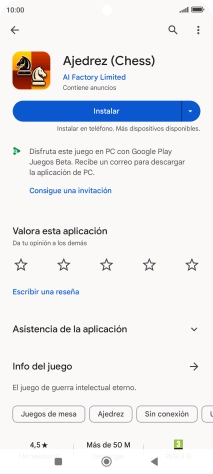 Pulsa la tecla de inicio para terminar y regresar a la pantalla de inicio.