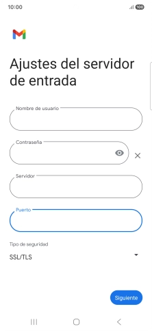 Pulsa Siguiente.