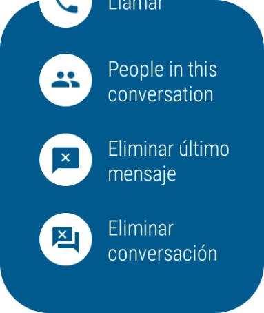 Pulsa Eliminar último mensaje. Pulsa Eliminar último mensaje.
