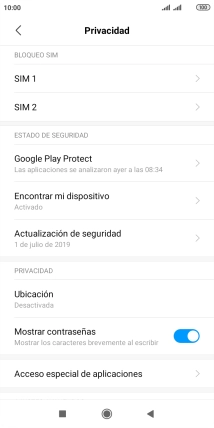 Pulsa Ubicación.