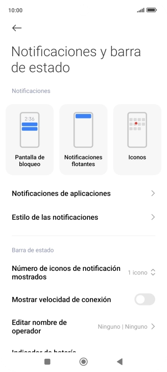 Pulsa Notificaciones de aplicaciones. Pulsa Notificaciones de aplicaciones.