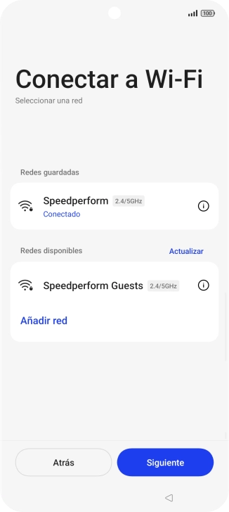 Pulsa Siguiente.