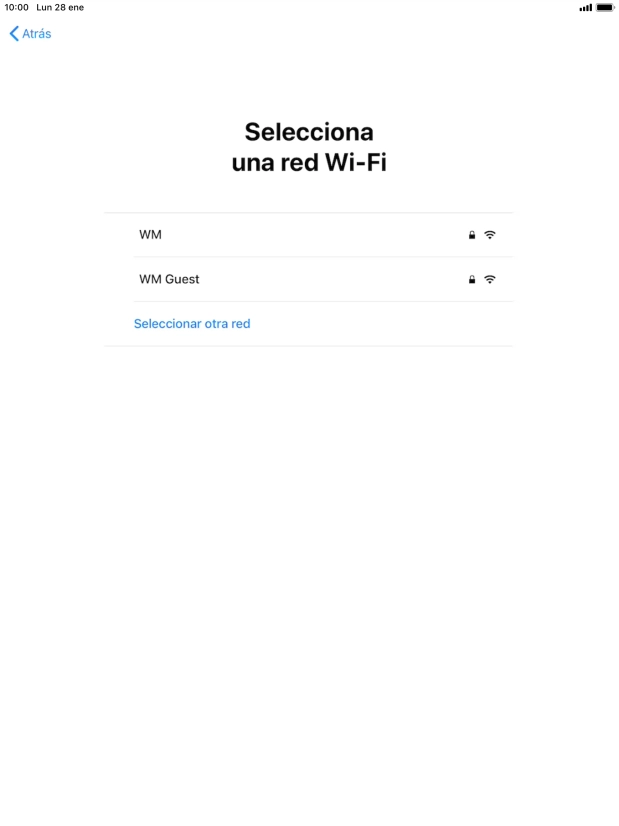 Pulsa la red wifi deseada. Pulsa la red wifi deseada.