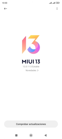 Pulsa Comprobar actualizaciones. Si hay una versión de software nueva disponible, aparecerá ahora en la pantalla. Sigue las indicaciones de la pantalla para actualizar el software del teléfono. Pulsa Comprobar actualizaciones. Si hay una versión de software nueva disponible, aparecerá ahora en la pantalla. Sigue las indicaciones de la pantalla para actualizar el software del teléfono.