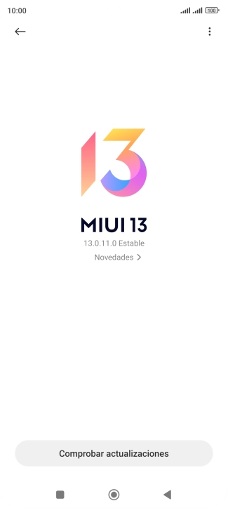 Pulsa Comprobar actualizaciones. Si hay una versión de software nueva disponible, aparecerá ahora en la pantalla. Sigue las indicaciones de la pantalla para actualizar el software del teléfono. Pulsa Comprobar actualizaciones. Si hay una versión de software nueva disponible, aparecerá ahora en la pantalla. Sigue las indicaciones de la pantalla para actualizar el software del teléfono.