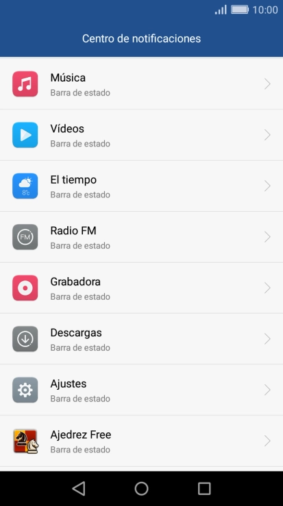 Pulsa la app deseada. Pulsa la app deseada.